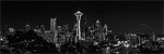 Seattle at night from Kerry Park.