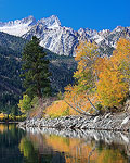 A clear Fall day at Twin Lakes outside Bridgeport, CA.