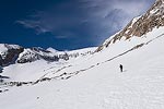 Climbing Mt. Williamson in the Eastern Sierra Nevada Mountains.