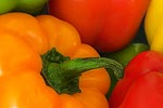 Colorful bell peppers.